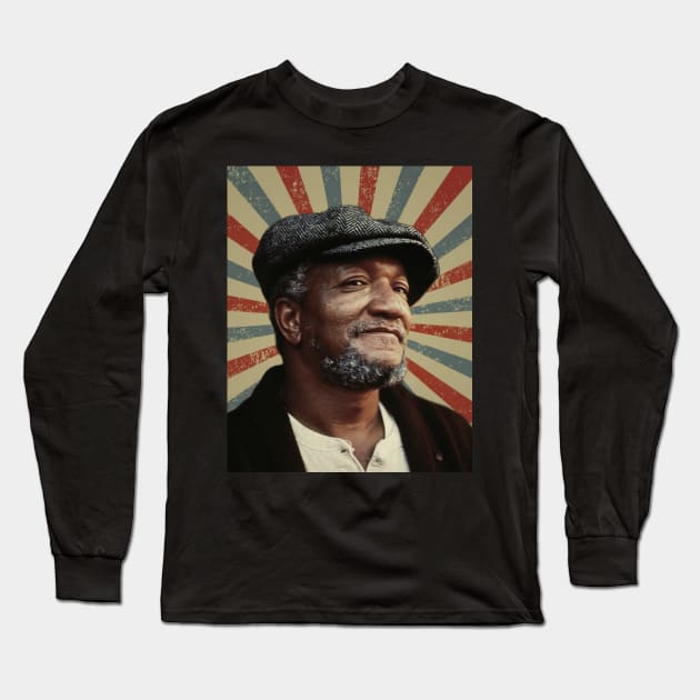 Redd Foxx Long Sleeve T-Shirt by LivingCapital 